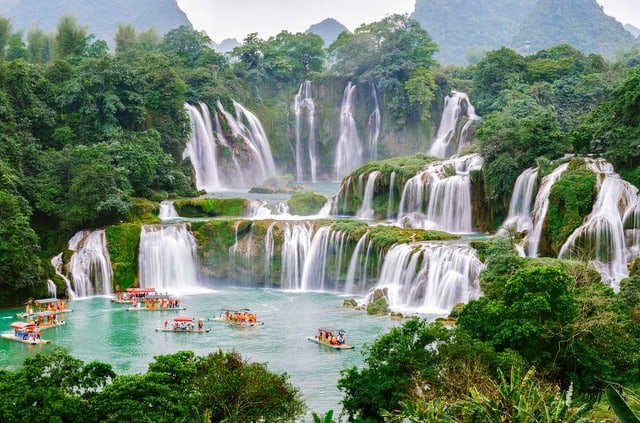 Водопад Ban Gioc, Cao Bang